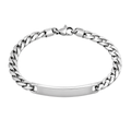 Polished Stainless Steel Curb Bracelet | Jully Sttenphord