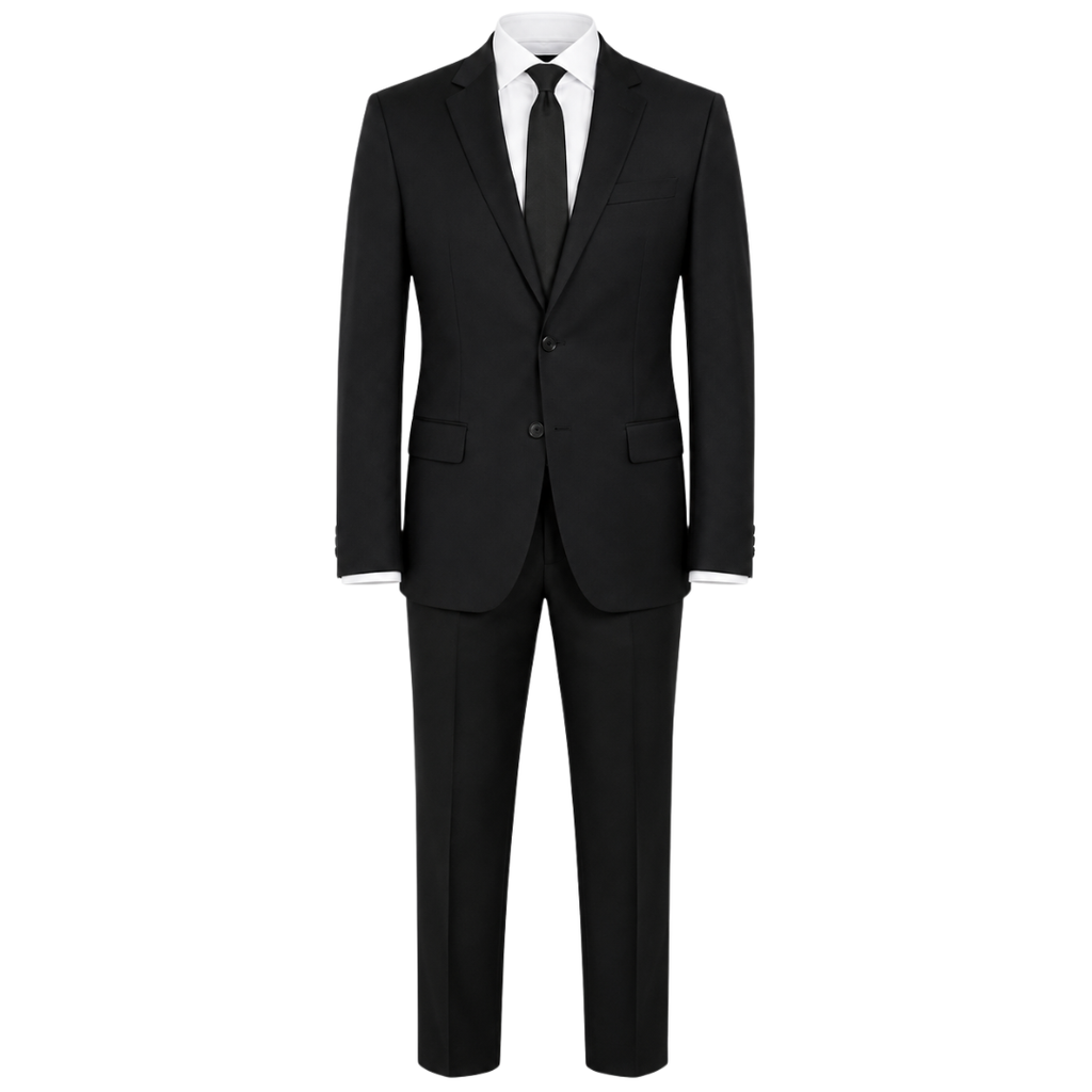 Black Tailored Wool Suit | Jully Sttenphord