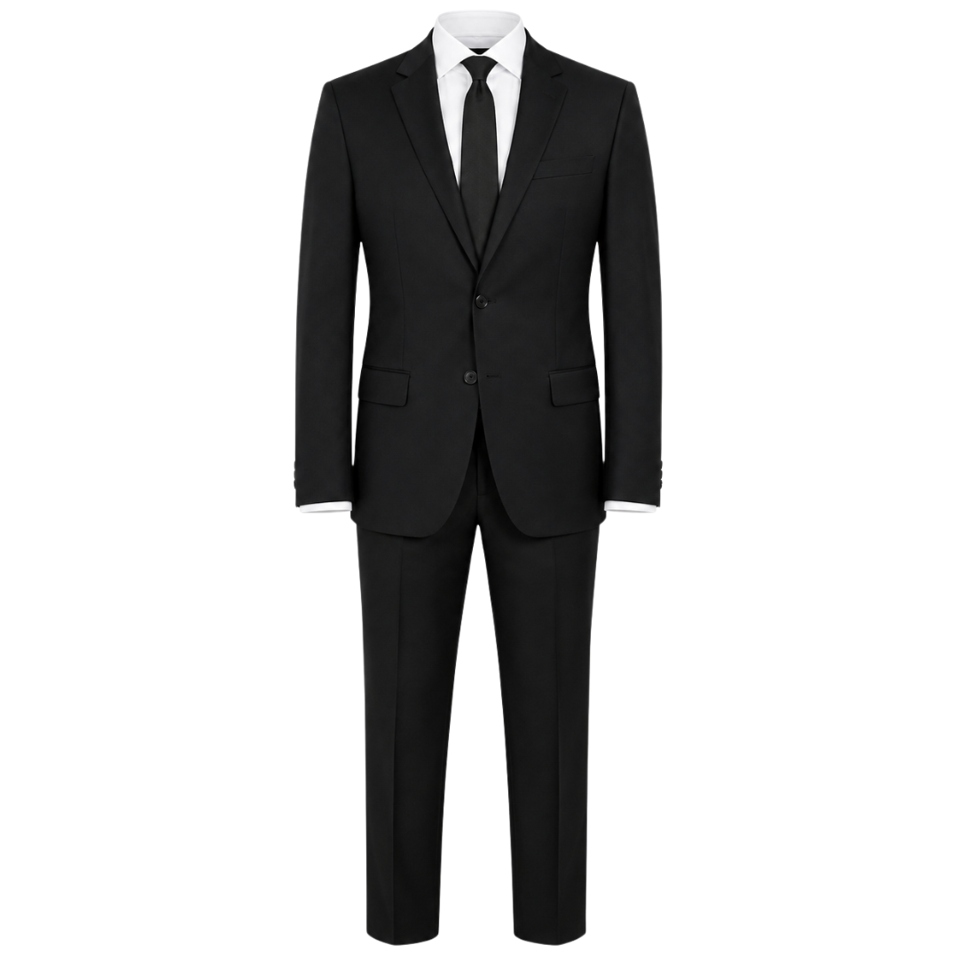 Black Tailored Wool Suit | Jully Sttenphord